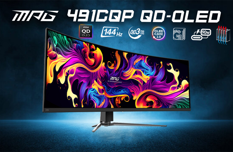 MSI MPG 491CQP QD Ultra Wide Monitor