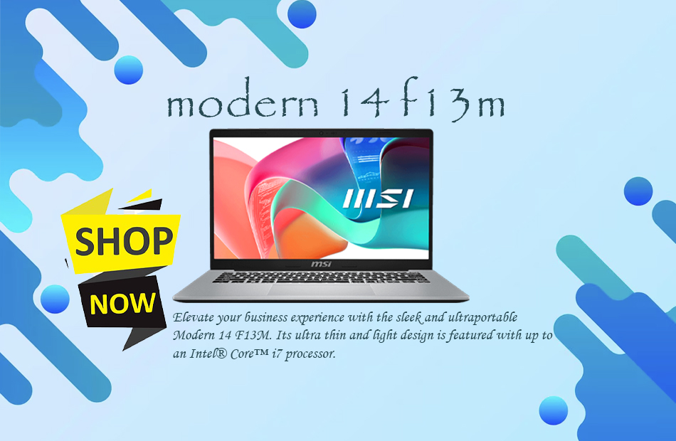 Modern 14 notebook