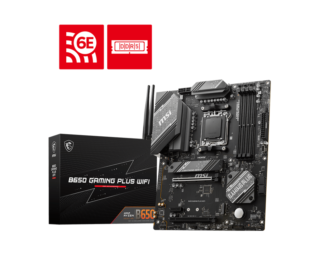 MSI B650 Gaming Plus WIFI (ATX | Support AMD  Series Processor | DDR5 | Wi-Fi 6E)