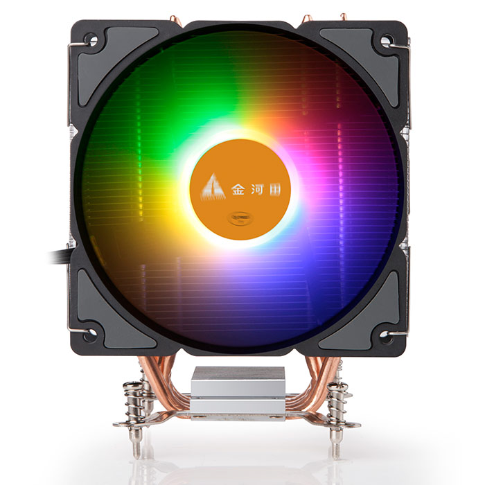 GOLDEN FIELD ICE-Y PLUS (120mm PWM RGB FAN | 4 Copper Heatsink Pipes | For Intel Only)