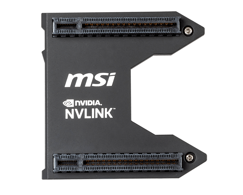 MSI NVLink GPU Bridge (4K Resolution | 144Hz | Compatible MSI RTX 2070 | RTX 2080 Series | MSI Mystic Light)