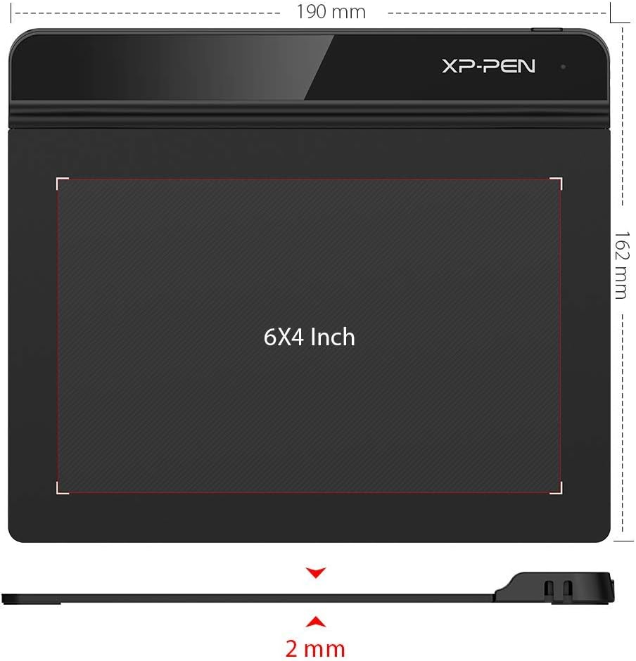 XP-PEN Star G640 (6 x 4 Inch | 8192 Pressure Level | Pen | Support Android, Windows & MAC OS)