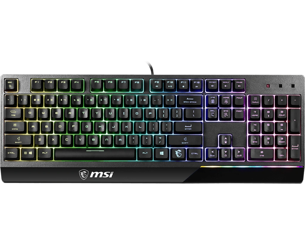 MSI VIGOR GK30 (Mechanical-Like Plunger Switch | Keys Anti-Ghosting | RGB Light | 12M+ Key Stroke Life | Wired)