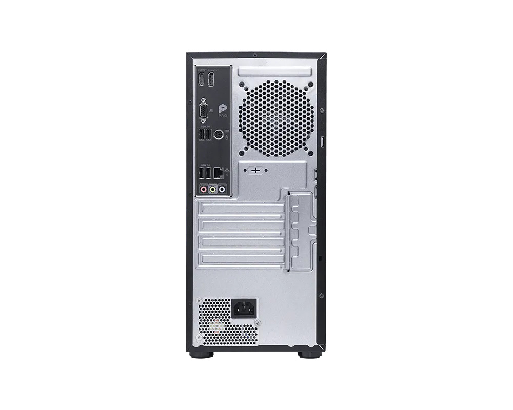 MSI Desktop PRO DP180 A14 (14th Gen Intel Core i5-14400, 8GB DDR5 RAM,  512GB SSD, 1xG-LAN, Wi-Fi + BT, MSI 22