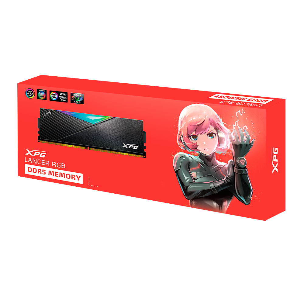 XPG Lancer 16GB 7200MHz DDR5 Gaming series with RBG