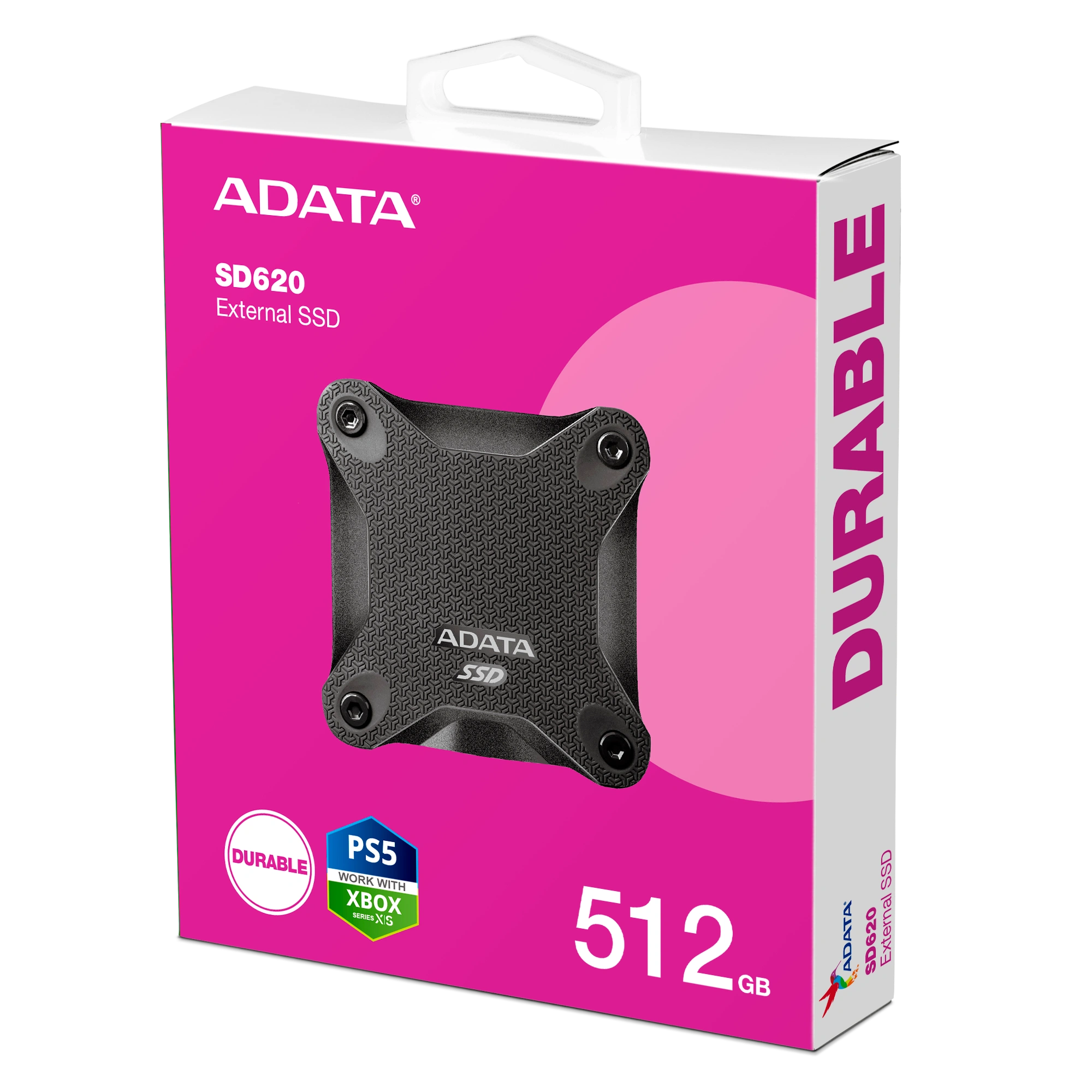 ADATA SD620 512GB  (USB 3.2 Gen2 | Up to 520MB/s Speed | 55g Weight | Shockproof)