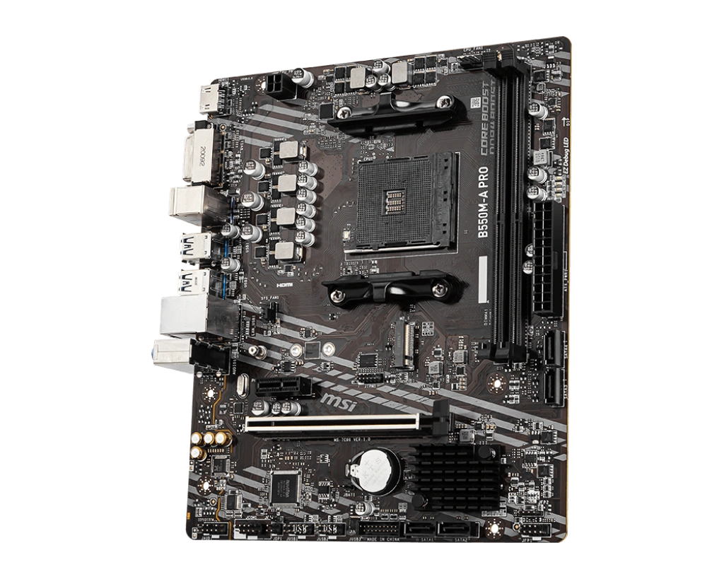 MSI B550M-A PRO (Micro-ATX | Support AMD Ryzen AM4 Series Processor | DDR4 RAM | 1x M.2)