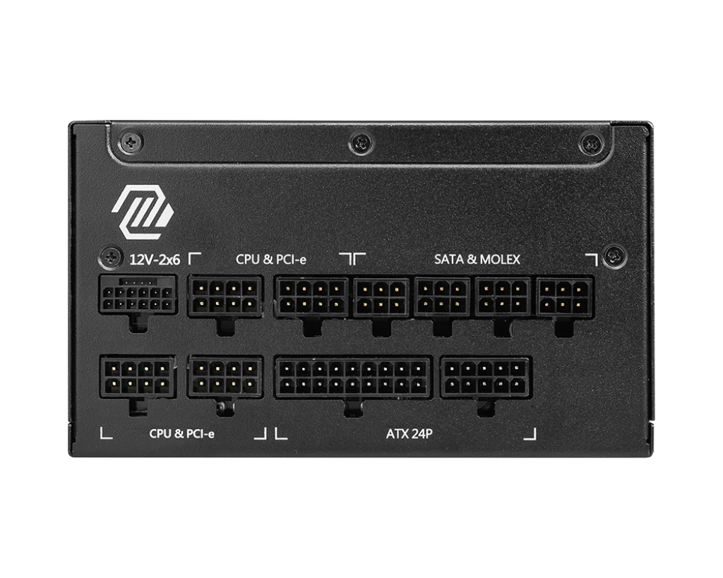 MSI MAG 1000GL PCIE5 80 Plus GOLD PSU (1000W | Full Modular | ATX 3.1 | PCIE Gen 5.1 Ready)