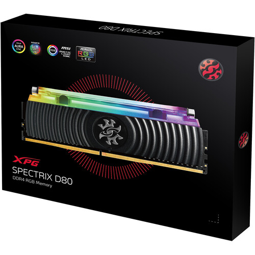 XPG Spectrix D80 (ARGB Light | 4133MHz | Supports Overclocking | Liquid Cooling)