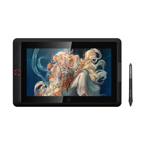 XP-PEN Artist 15.6 Pro V2 (15.4 Inch Screen | Full HD | 16384 Level Pressure | 8  Keys | 99% sRGB, 95% DCI-P3 | Support Android, Windows & MAC OS) 