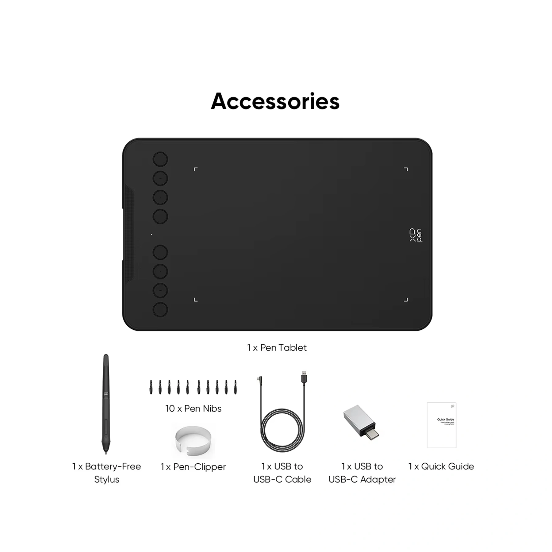 XP-PEN Deco mini7 V2 (4 x 4.37 Inch | 16384 Pressure Level | 8 Keys | Pen | Support Android, Windows & MAC OS) 
