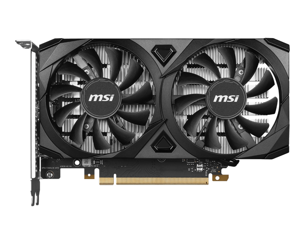 MSI Ventus GeForce RTX 3050 6GB GDDR6 PCI Express 4.0 x8 ATX Video Card RTX 3050 VENTUS 2X 6G OC