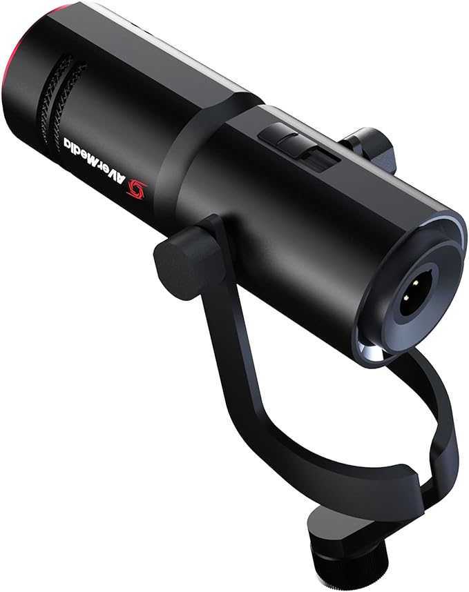 AverMedia AM330 (Broadcast Quality | Dynamic Microphone | XLR Connector jack | Mountable)