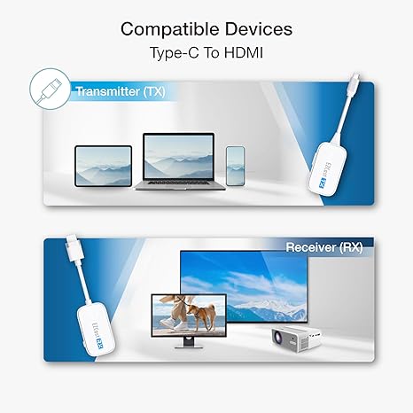 EZCast Mate2 HDMI-USB Wireless Display (Full HD | Projector, TV, PC)