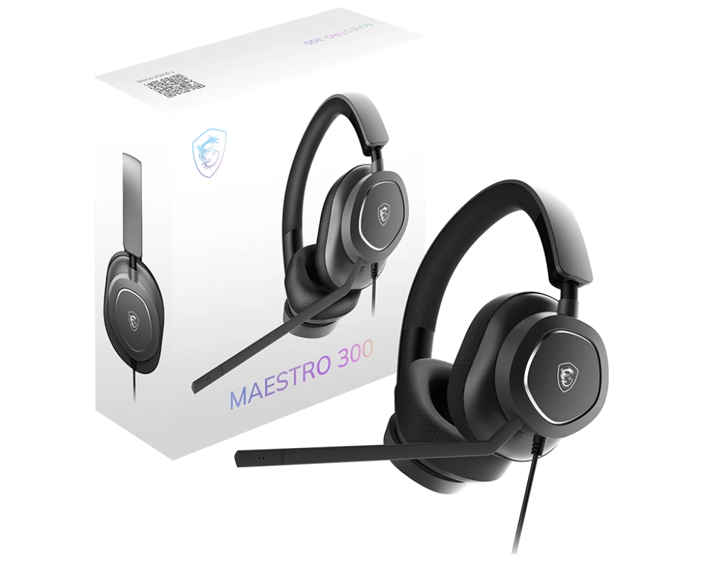 MSI MAESTRO 300 (Wired |USB-C |40mm drivers, Surround Sound, Unidirectional mic, Audio Controller) MSI MAESTRO 300 (Wired |USB-C |40mm drivers, Surround Sound, Unidirectional mic, Audio Controller)