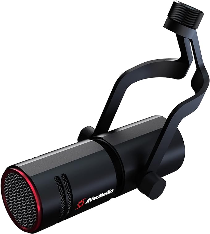 AverMedia AM330 (Broadcast Quality | Dynamic Microphone | XLR Connector jack | Mountable)