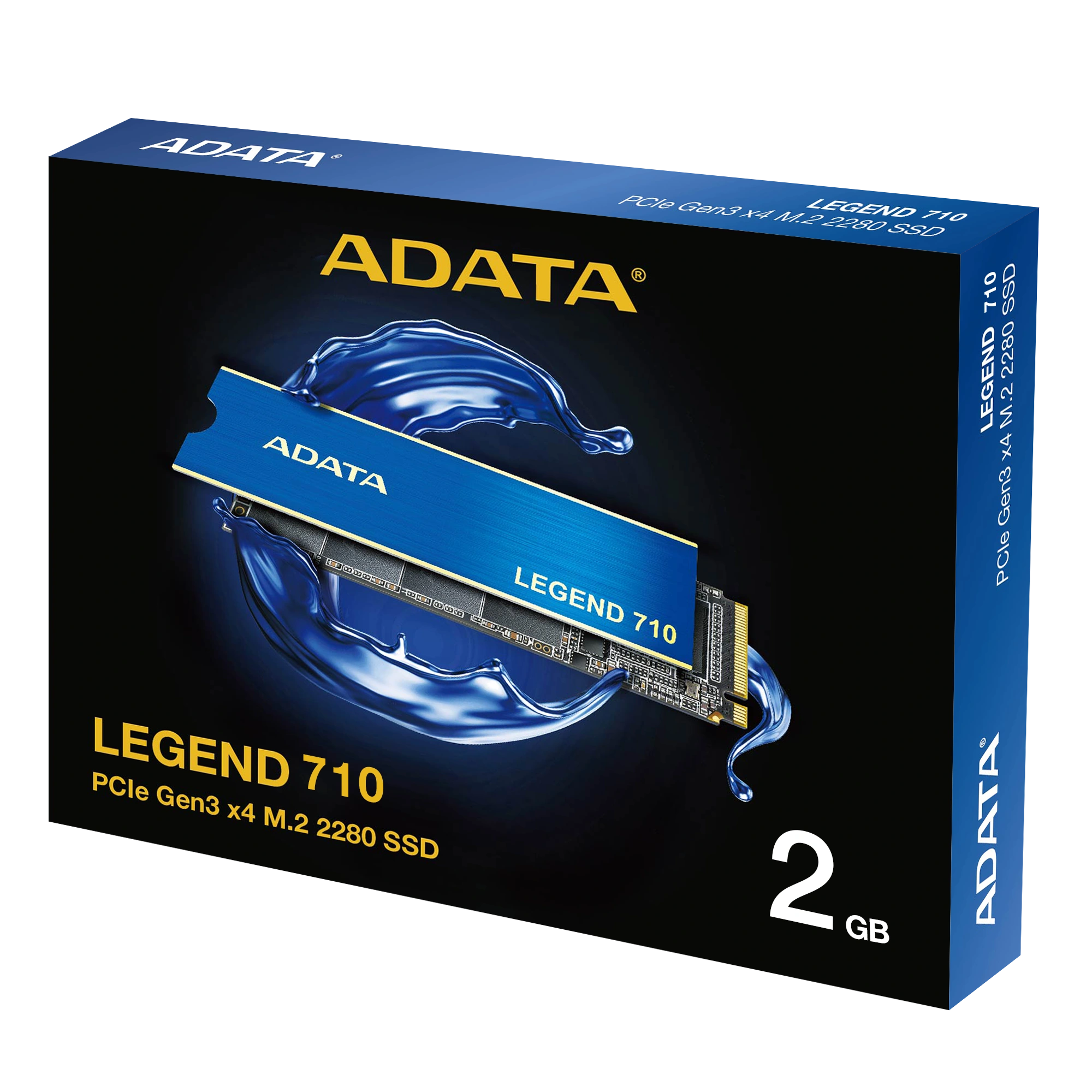 ADATA Legend 710 (PCIe Gen3 | R/W Up to 2400/1800 MB/s | SLC Caching | Heatsink)