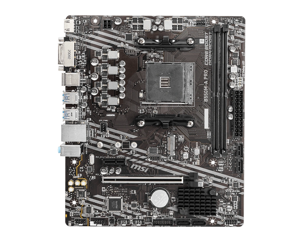 MSI B550M-A PRO (Micro-ATX | Support AMD Ryzen AM4 Series Processor | DDR4 RAM | 1x M.2)